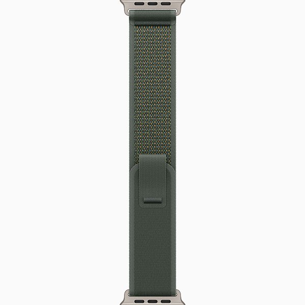 Apple Watch Ultra 2 2024 49mm Natural Titan Trail Loop Green M/L