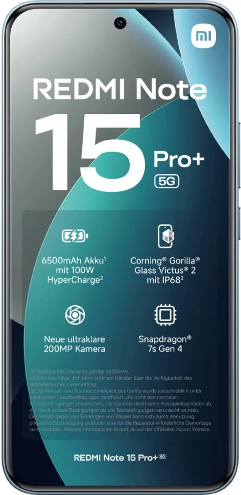 Redmi Note 15 Pro+ 5G 8/256Gb RU Glacier Blue