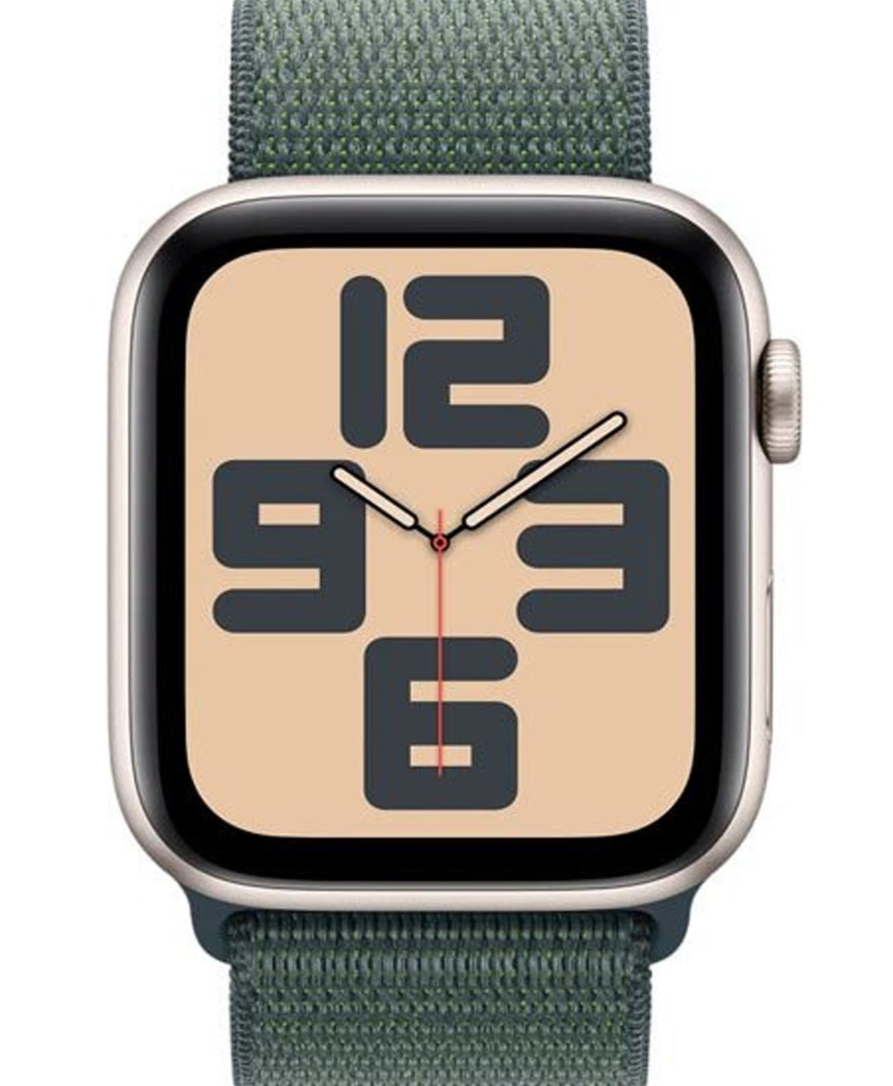 Apple Watch SE 2024 44mm Starlight Green Loop