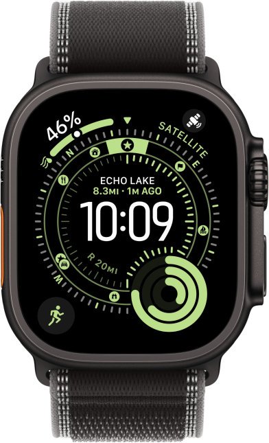 Apple Watch Ultra 3 49mm GPS Black Titanium Black Charcoal Trail Loop M/L