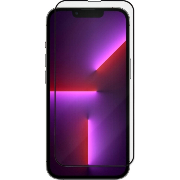 .Защитное стекло для Apple iPhone 13 / 13 Pro / 14 / 16e 3D Черное